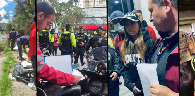 Alcaldía Local de Antonio Nariño intensifica operativos de control con resultados contundentes en espacio público y establecimientos