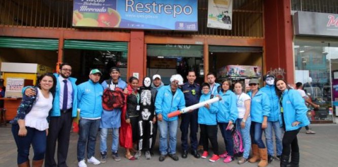 Jornada de capacitación y sensibilización en la Plaza del Restrepo