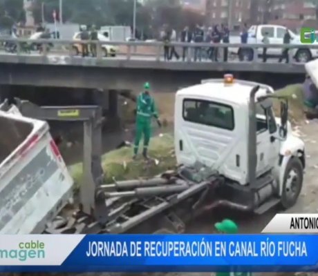 Limpieza río Fucha - Localidad Antonio Nariño